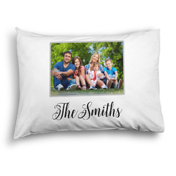 Family Photo and Name Pillow Case - Standard - Graphic