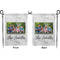 Family Photo and Name Garden Flag - Double Sided Front and Back