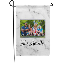 Family Photo and Name Garden Flag - Small - Single-Sided
