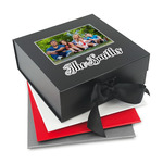 Family Photo and Name Gift Box with Magnetic Lid