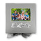 Family Photo and Name Gift Boxes with Magnetic Lid - Silver - Approval