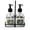 Family Photo and Name Glass Soap & Lotion Bottles