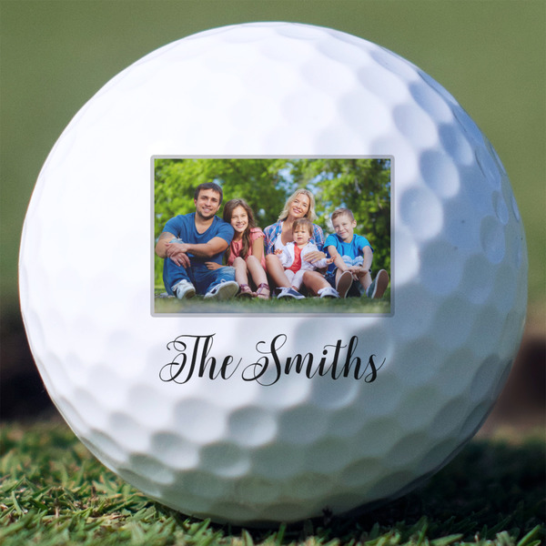 Custom Family Photo and Name Golf Balls