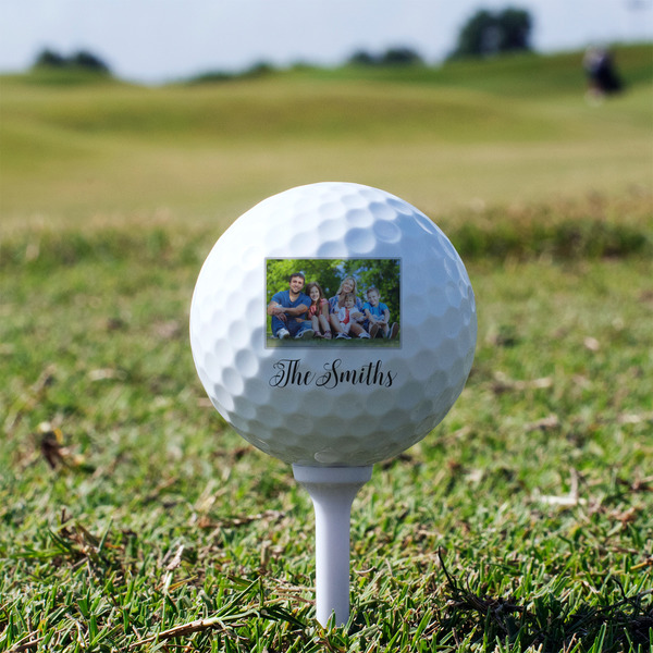 Family Photo and Name Golf Ball - Branded - Tee Alt