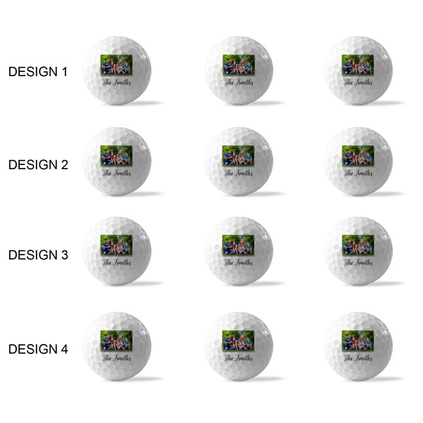 Family Photo and Name Golf Balls - Generic - Set of 12 - APPROVAL