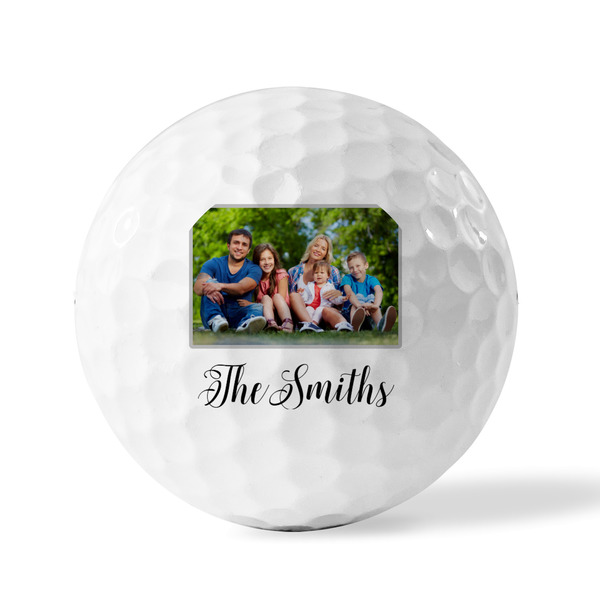 Family Photo and Name Golf Balls - Generic - Set of 12 - FRONT