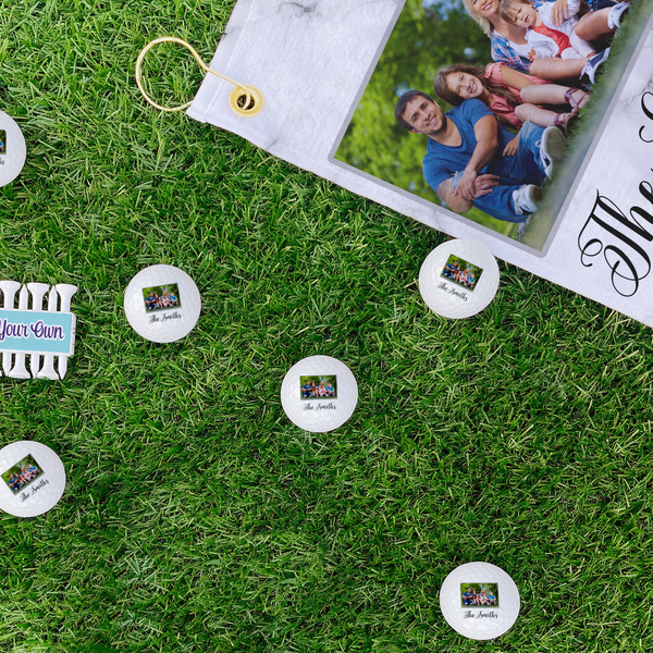 Family Photo and Name Golf Balls - Generic - Set of 12 - LIFESTYLE