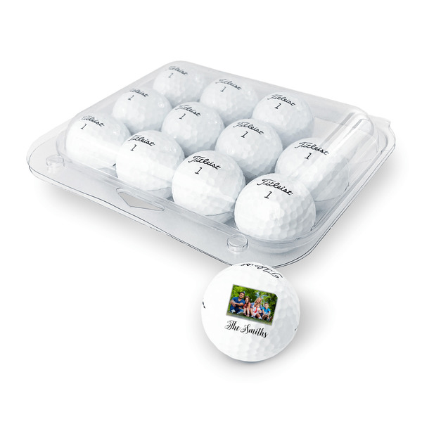 Family Photo and Name Golf Balls - Titleist - Set of 12 - Packaging