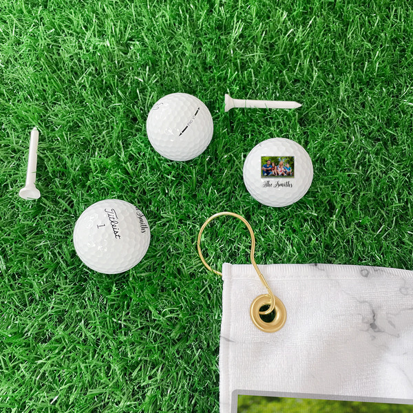 Family Photo and Name Golf Balls - Titleist - Set of 3 - LIFESTYLE