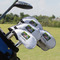 Family Photo and Name Golf Club Cover - Set of 9 - On Clubs