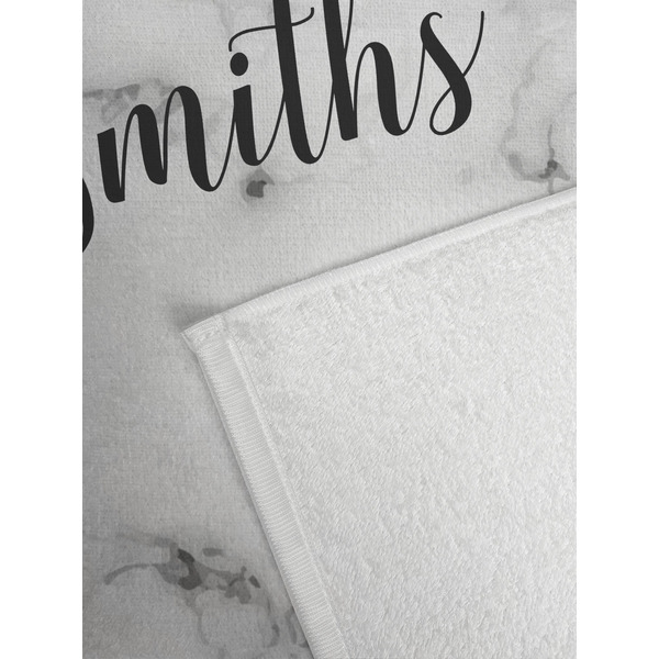 Family Photo and Name Golf Towel - DETAIL (Small Full Print)