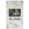 Family Photo and Name Golf Towel - Poly-Cotton Blend