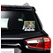 Family Photo and Name Graphic Car Decal (On Car Window)