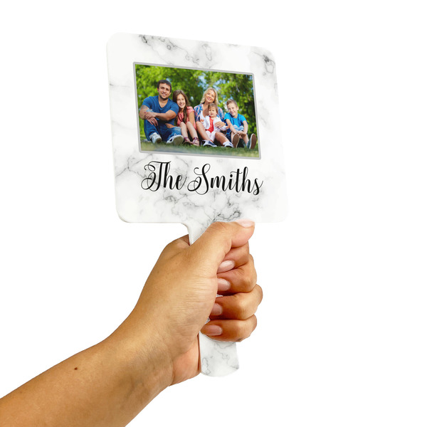 Family Photo and Name Hand Mirrors - Alt View