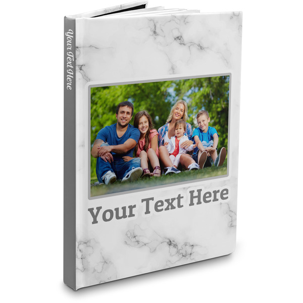 Custom Family Photo and Name Hardbound Journal - 7.25" x 10"