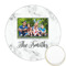 Family Photo and Name Icing Circle - Medium - Front