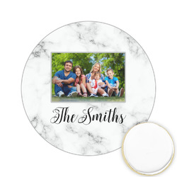 Family Photo and Name Printed Cookie Topper - 2.15"