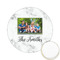 Family Photo and Name Icing Circle - Small - Front