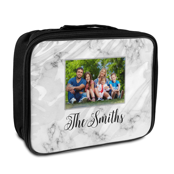Custom Family Photo and Name Insulated Lunch Bag