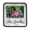 Family Photo and Name Iron On Patch -  Square - Front
