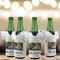Family Photo and Name Jersey Bottle Cooler - Set of 4 - LIFESTYLE