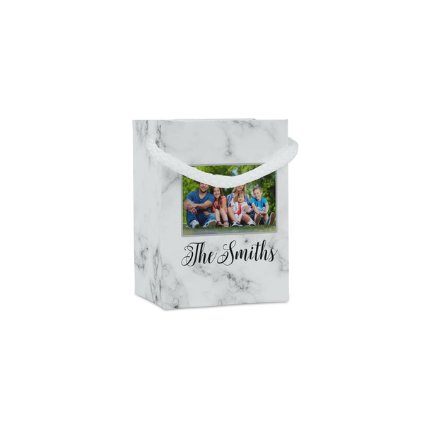 Custom Family Photo and Name Jewelry Gift Bags - Matte