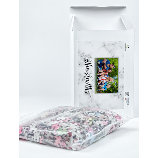 Family Photo and Name Jigsaw Puzzle 1014 Piece - Box