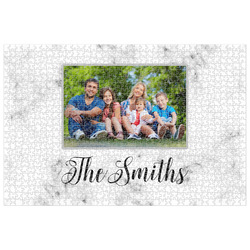 Family Photo and Name Jigsaw Puzzle - 1000-piece