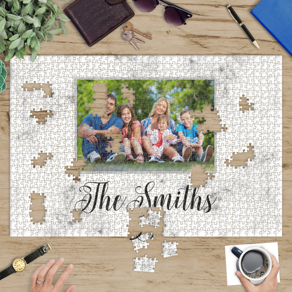 Family Photo and Name Jigsaw Puzzle 1014 Piece - In Context