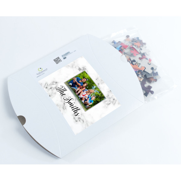 Family Photo and Name Jigsaw Puzzle 110 Piece - Box