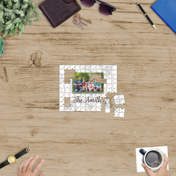 Family Photo and Name Jigsaw Puzzle 110 Piece - In Context