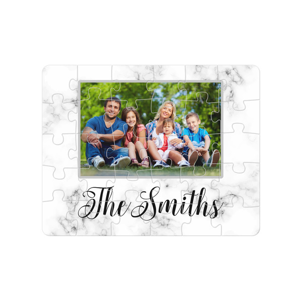 Custom Family Photo and Name Jigsaw Puzzle - 30-piece