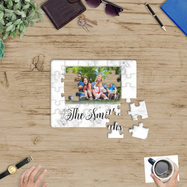 Family Photo and Name Jigsaw Puzzle 30 Piece - In Context