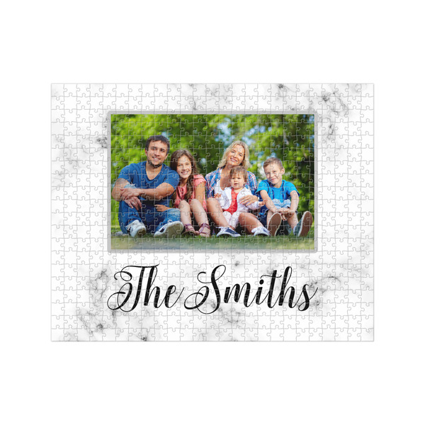 Custom Family Photo and Name Jigsaw Puzzle - 500-piece