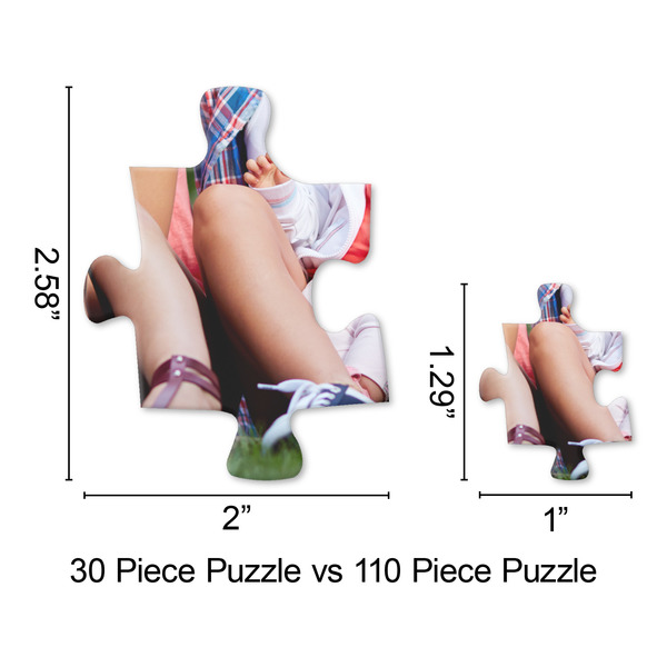 Family Photo and Name Jigsaw Puzzle - Piece Comparison