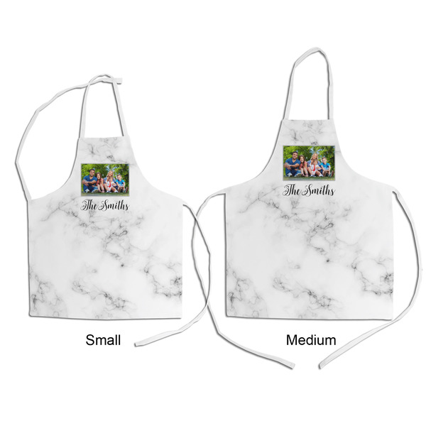 Family Photo and Name Kid's Aprons - Comparison