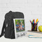 Family Photo and Name Kid's Backpack - Lifestyle