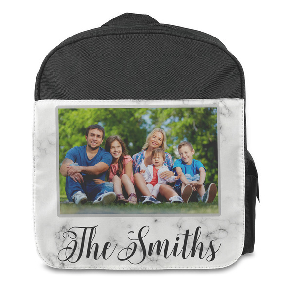 Custom Family Photo and Name Preschool Backpack