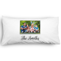 Family Photo and Name Pillow Case - King - Graphic