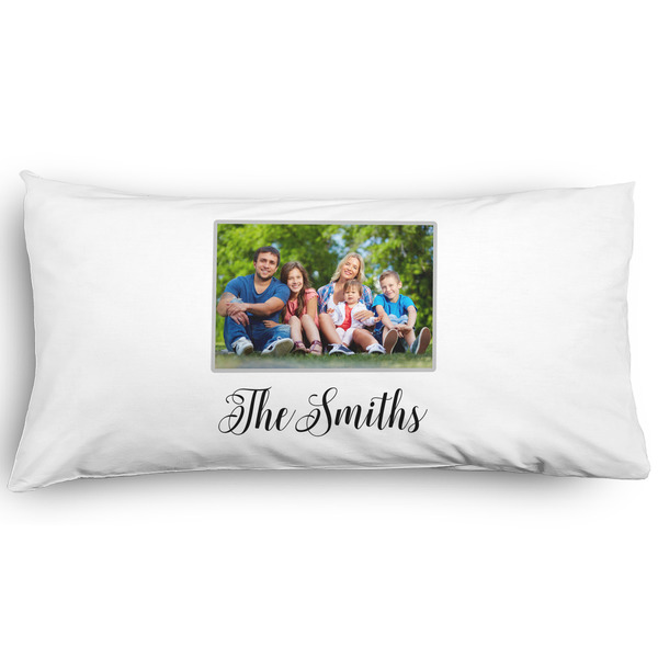 Custom Family Photo and Name Pillow Case - King - Graphic