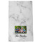 Family Photo and Name Kitchen Towel - Poly Cotton - Full Front
