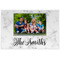 Family Photo and Name Laminated Placemat - Back