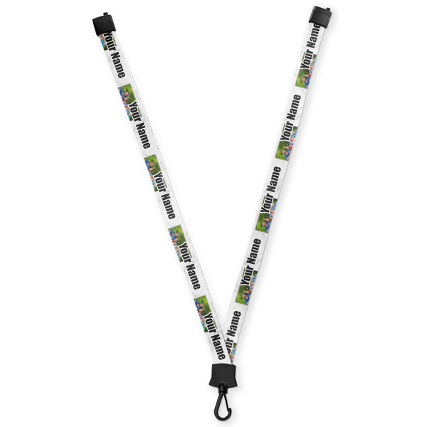 Custom Family Photo and Name Lanyard