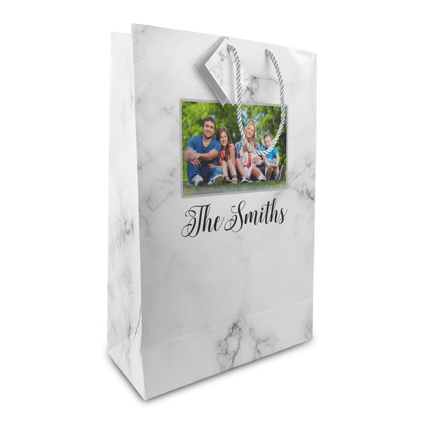 Custom Family Photo and Name Gift Bag - Large