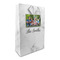 Family Photo and Name Large Gift Bag - Front/Main