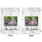Family Photo and Name Large Laundry Bag - Front & Back View