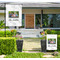 Family Photo and Name Garden Flag - Large - Double-Sided