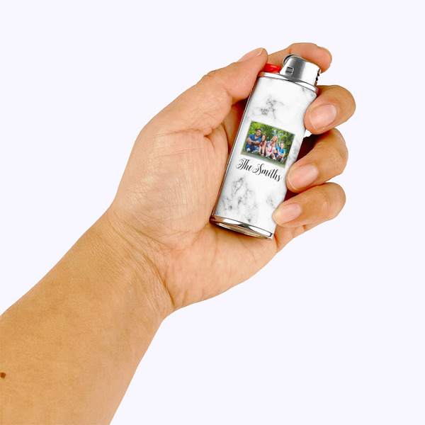 Family Photo and Name Lighter Case - Lifestyle