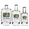 Family Photo and Name Luggage Bags all sizes - With Handle