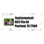 Family Photo and Name Return Address Labels